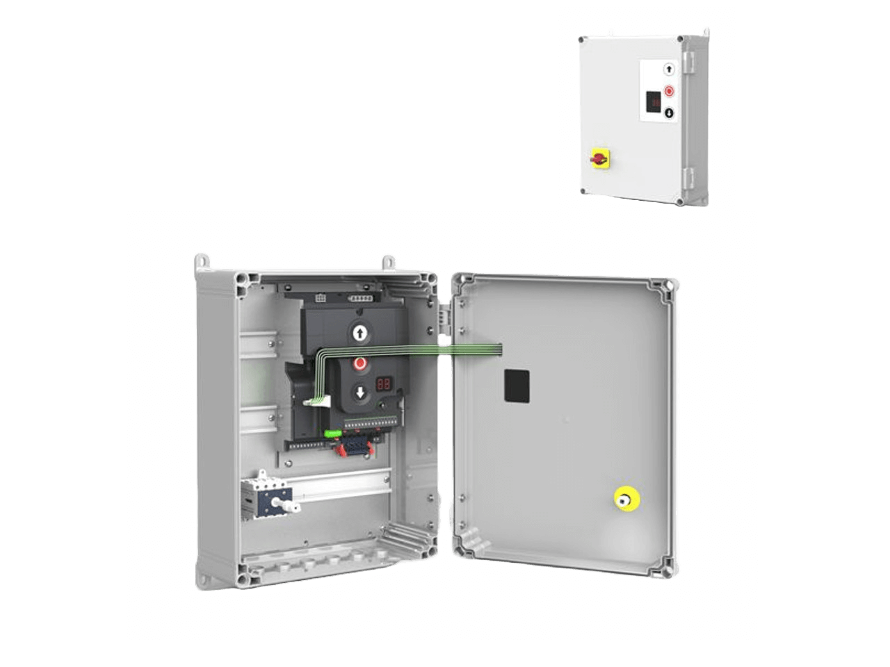 GfA Elektromaten Door Control TS 970 XL Plastic Housing for direct connection Kit 230 - 400V