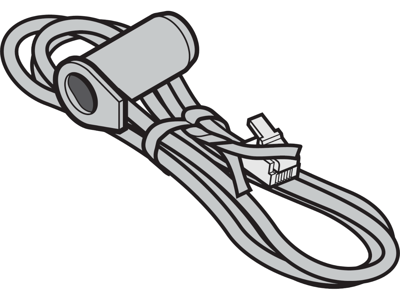 Hormann Optical sensor receiver SKS IP66 Cable length: 500 mm