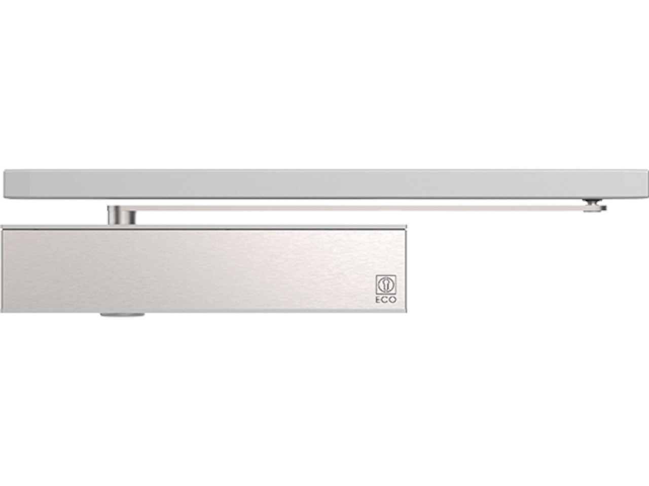 ECO TS-61 GS-H EN 3-6 door closer complete set, silver-coloured