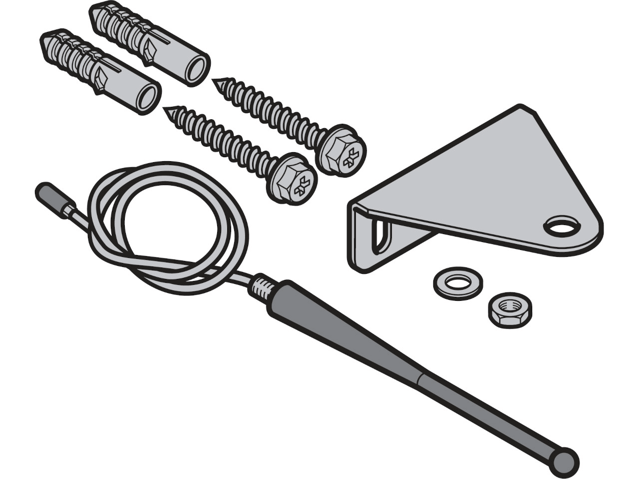 Hormann antena de radio para amplificación de señales 868,3 MHz