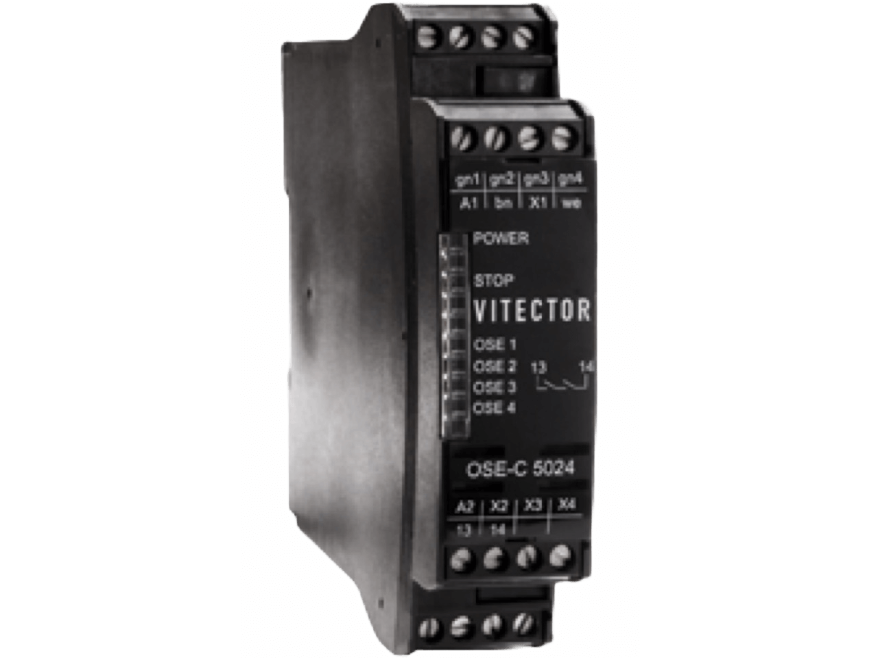 FRABA VITECTOR OSE-C 5024 Control Unit DIN-Rail Mount 24 V ACDC