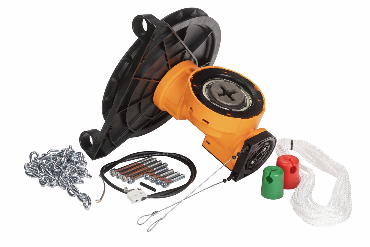 MFZ Marantec Ovitor Funcionamiento de emergencia KE 1:2 200 Naranja