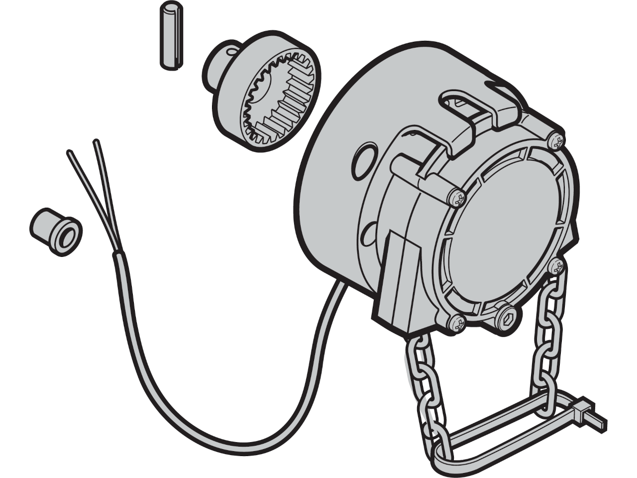 Hormann emergency hand chain upgrade kit WA 400/ ITO 400