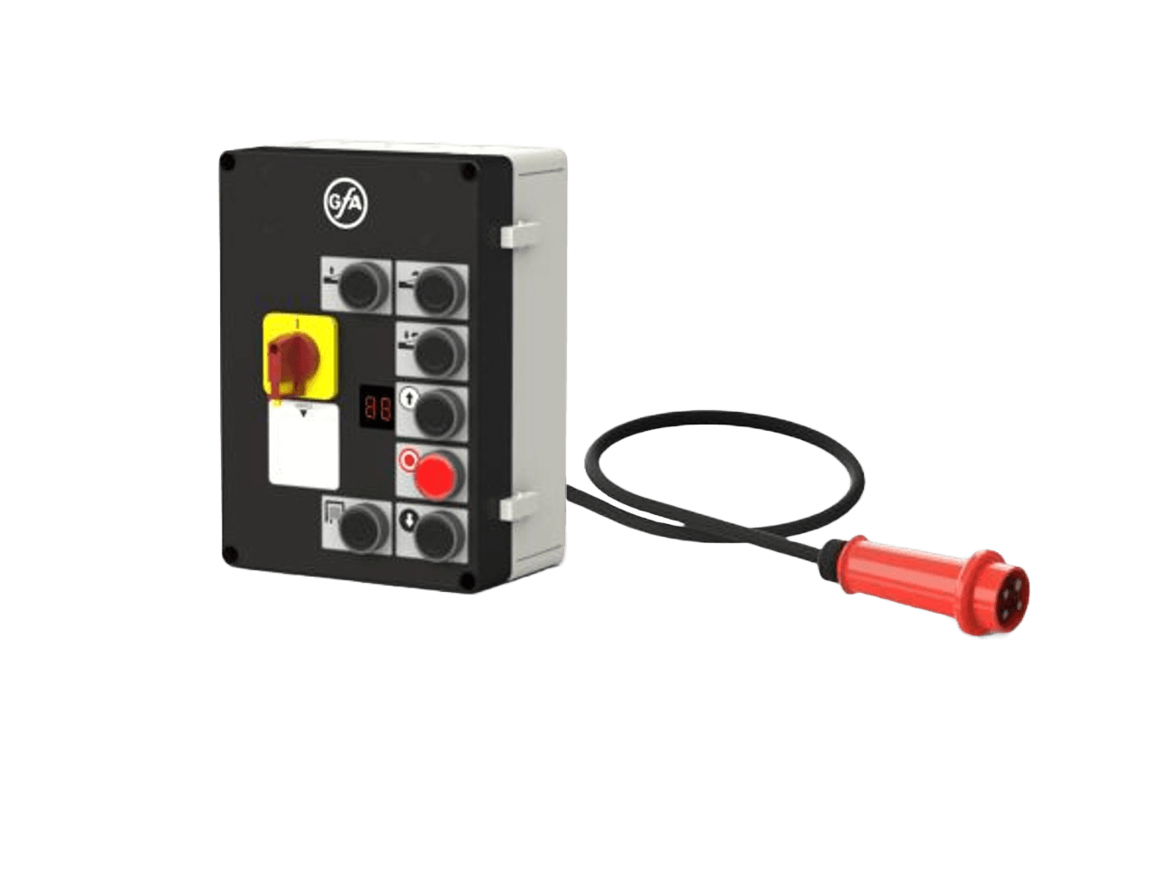 GfA Elektromaten dock leveller control LB700 extendible lip with control module Shelter
