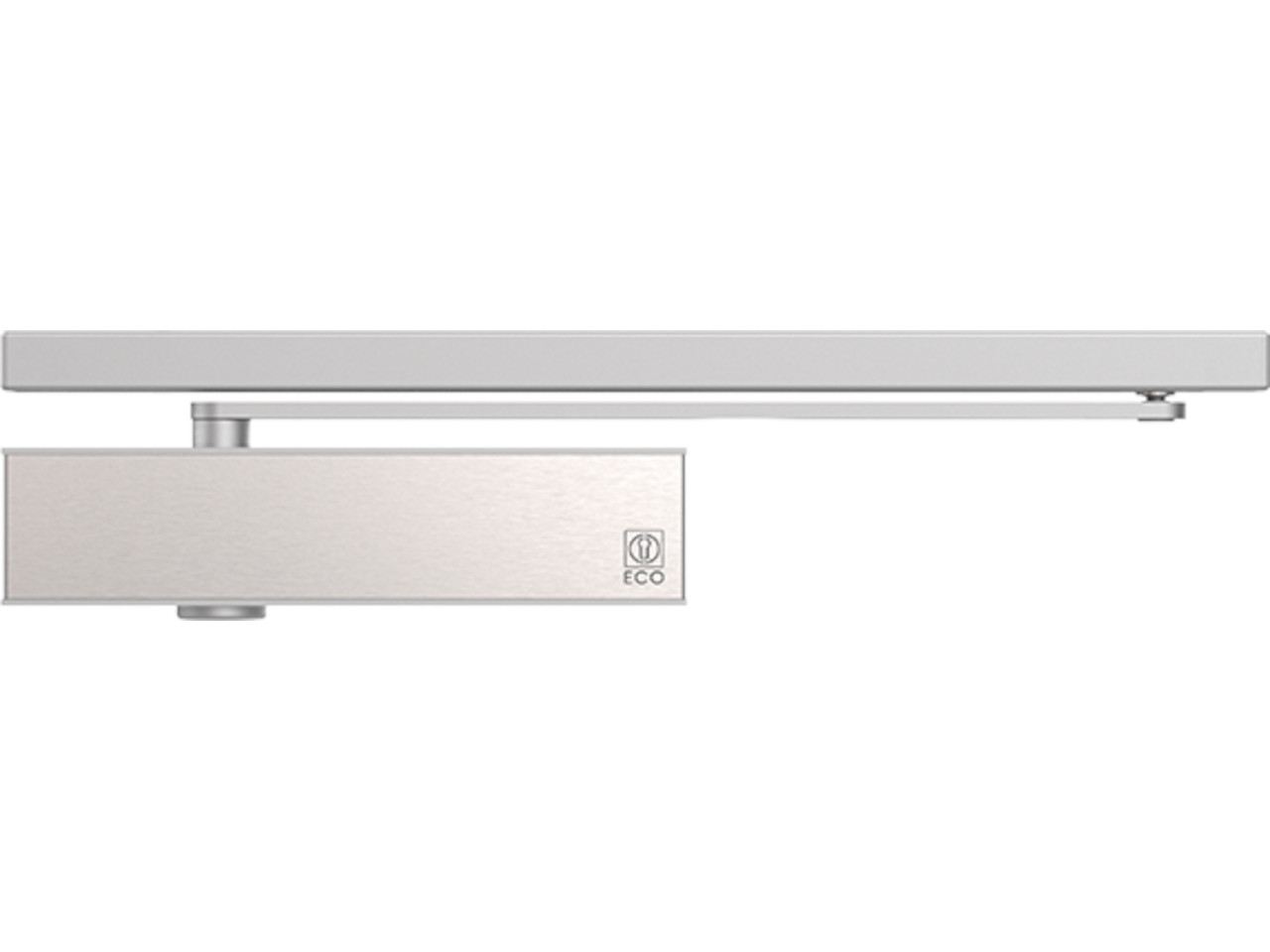 ECO TS-41 GS-B EN 1-4 door closer complete set, silver-coloured