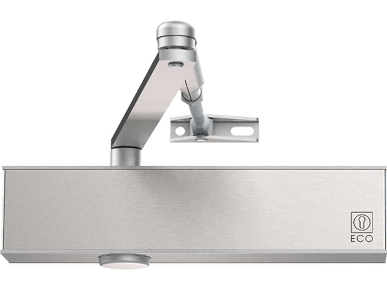 ECO TS-50 EN 2-6 door closer complete set, silver-coloured