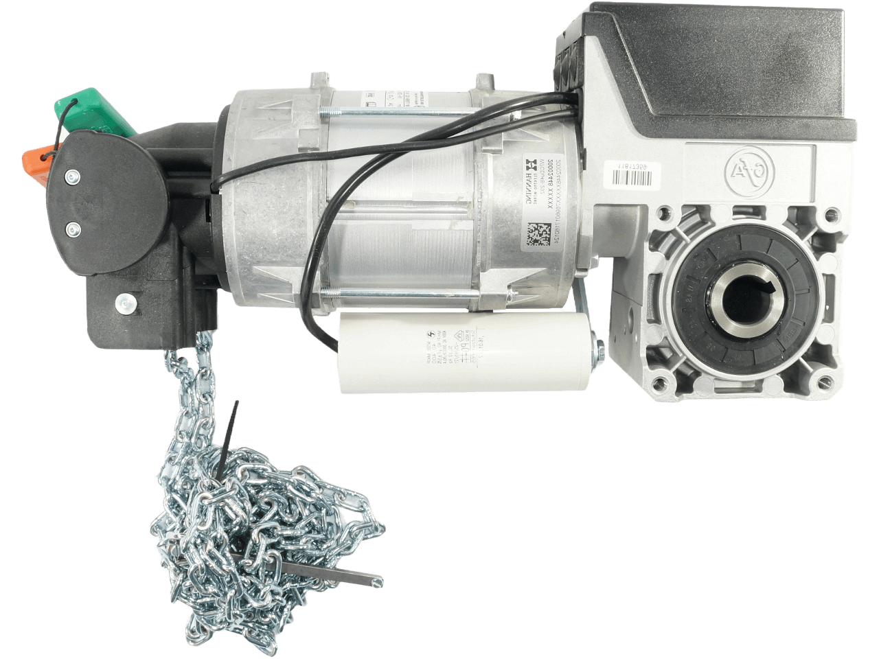 GfA Elektromaten SE 9.24 SK DES WS 230V Ø25,4-Drive for Sectional Doors 90Nm Emergency Hand Chain