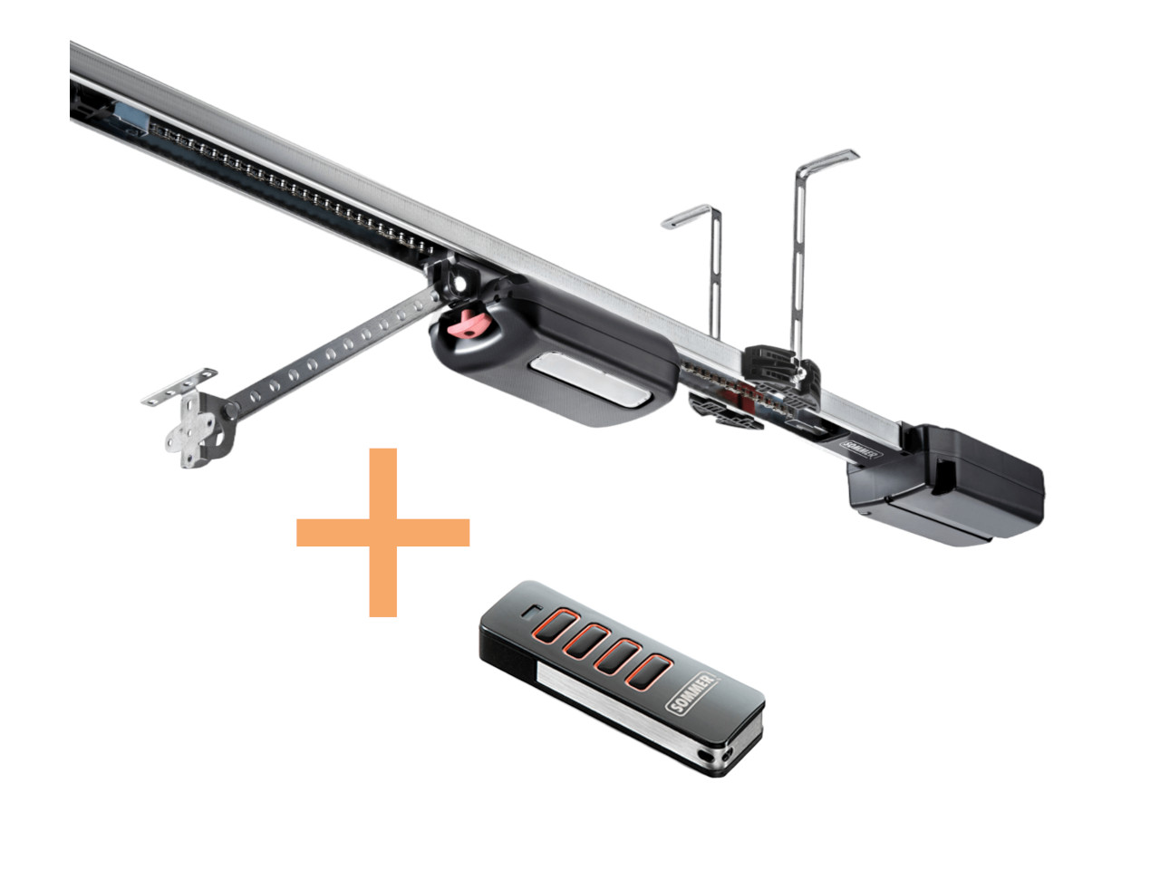 Sommer Garage Door Opener Set S9060 base+ up to 120kg Door Weight with C-Rail