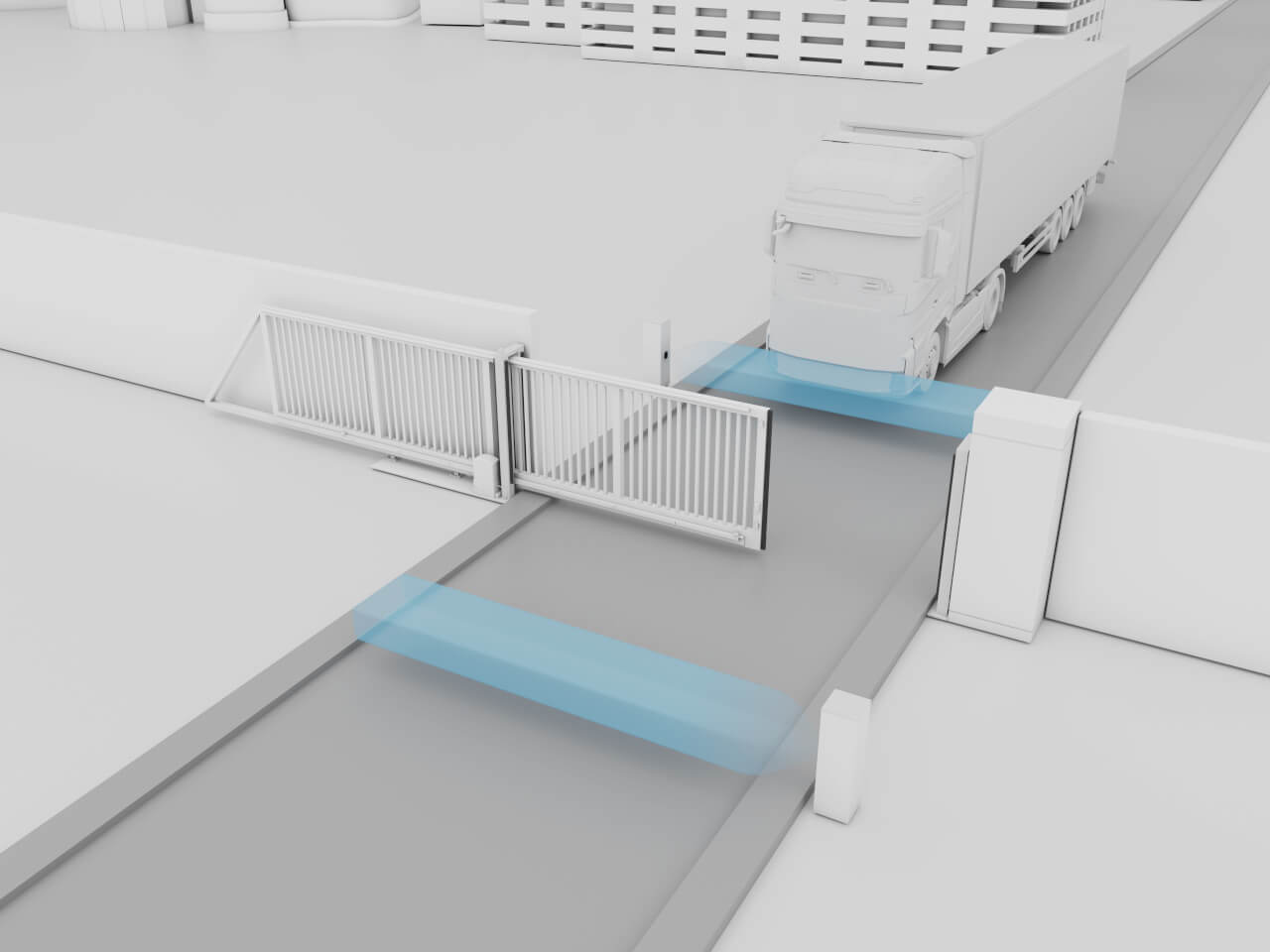 Bircher EasyLoop D Radar Sensor for Barriers
