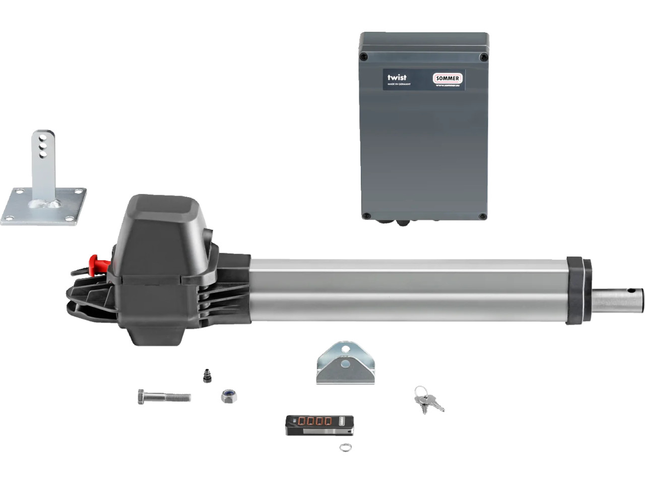 Sommer Twist M swing gate operator up to 300kg single-leaf set