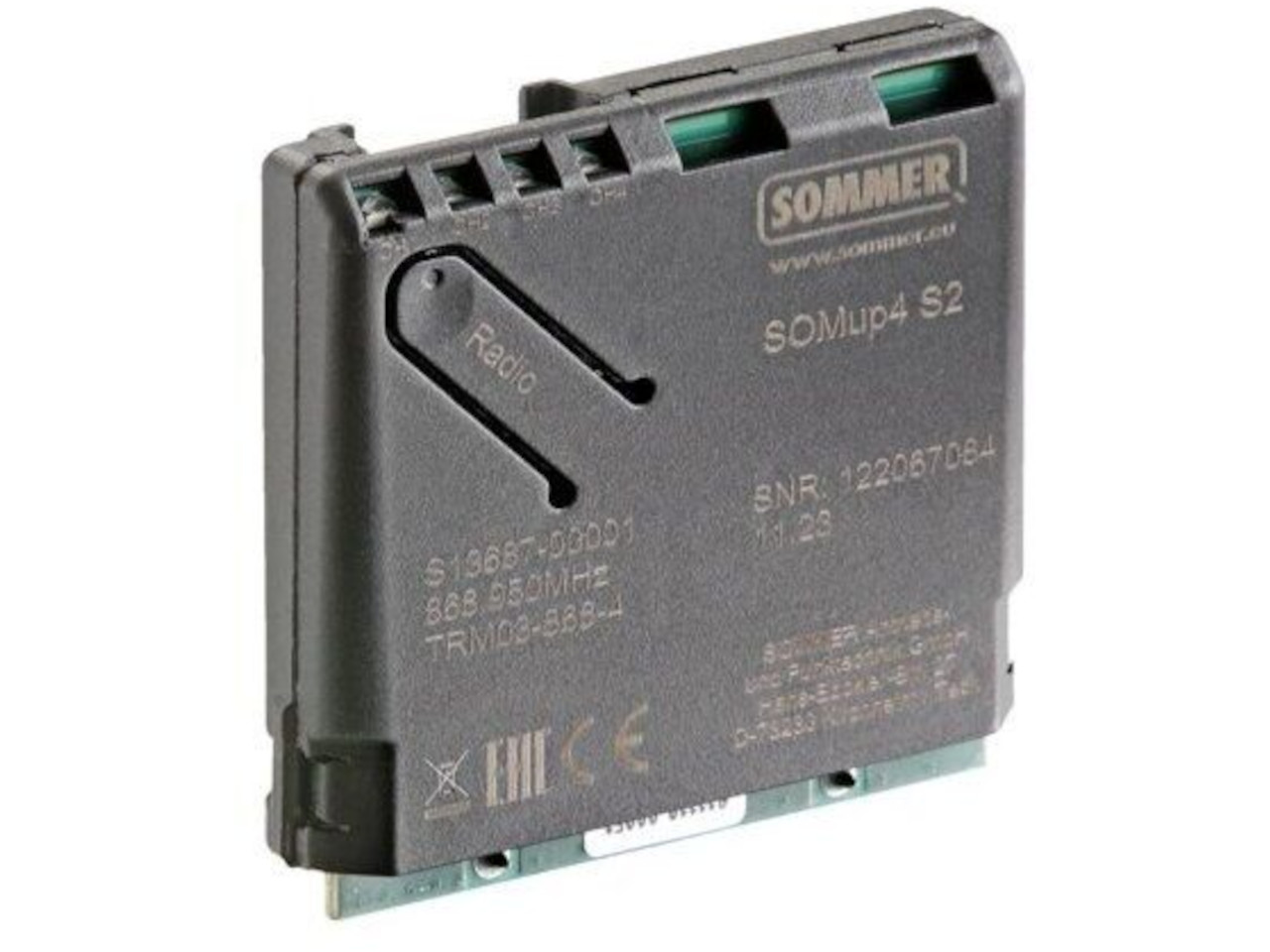 Sommer SOMup4 S2 Receptor 4 canales 868,95 MHz