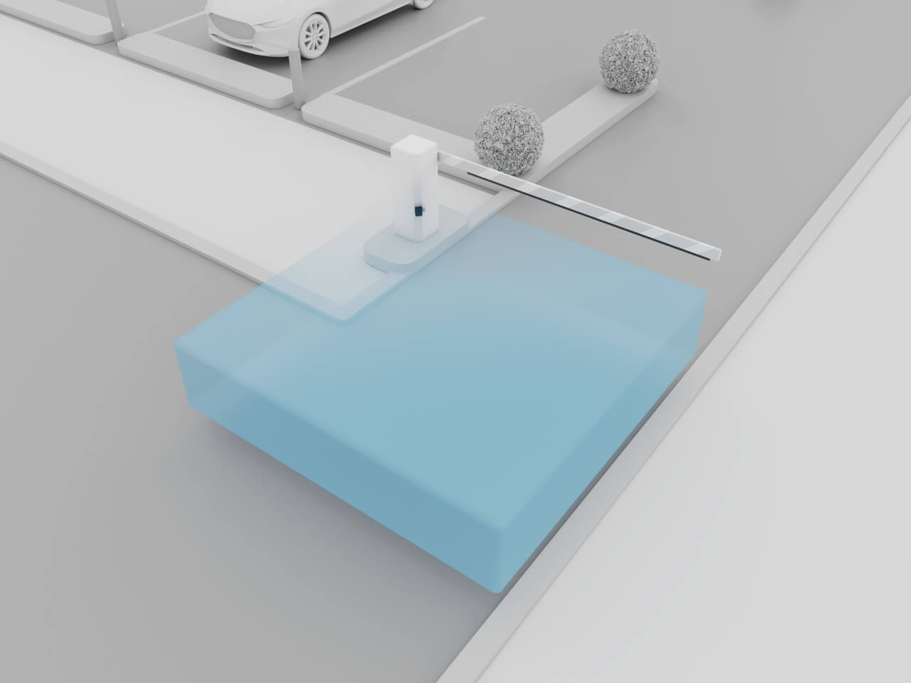 Bircher EasyLoop D Radar Sensor for Barriers